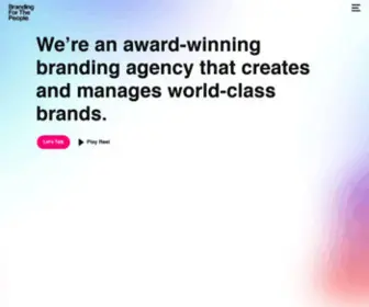 Brandingforthepeople.com(Branding For The People) Screenshot