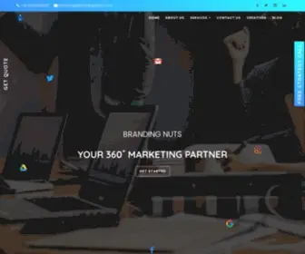 Brandingnuts.com(Online Marketing Company in Hyderabad) Screenshot