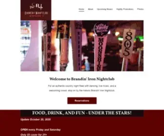 Brandinironsaloon.com(Brandin' Iron Nightclub) Screenshot