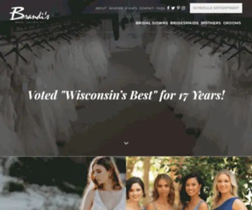 Brandisbridal.com(Brandi's Bridal Galleria) Screenshot