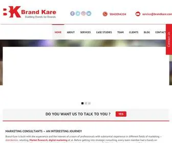 Brandkare.com(Marketing in India) Screenshot