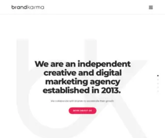 Brandkarma.hr(Početna stranica) Screenshot