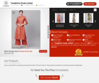 Brandkurti.com(Trendphoria Private Limited) Screenshot