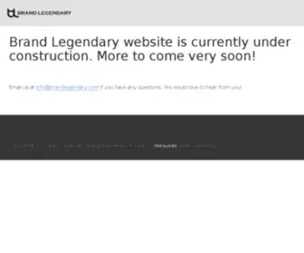 Brandlegendary.com(Brand Legendary is Home of Legendary Icons) Screenshot