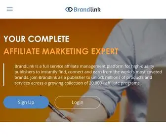 Brandlink.org(Your Complete Monetization Solution) Screenshot