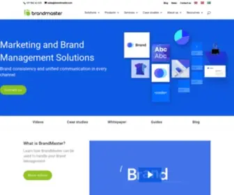 Brandmaster.com(Brand management platform created for marketing professionals) Screenshot