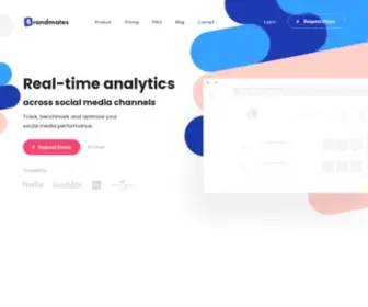 Brandmates.com(AI-Powered Social Media Analytics Platform) Screenshot