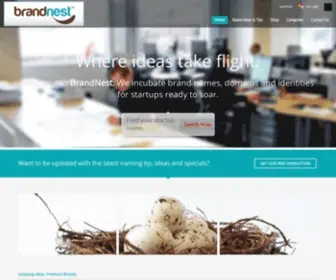 Brandnest.com(A targeted Business Name for an Entrepreneur or Startup name) Screenshot