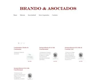 Brandoabogados.com(Brandoabogados) Screenshot