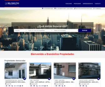 Brandolinoprop.com.ar(Brandolino Propiedades) Screenshot