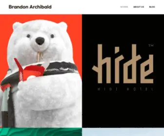 Brandon-Archibald.com(Branding and Architecture) Screenshot