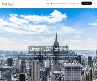 Brandon-Lighting.com(LED linear fixture) Screenshot