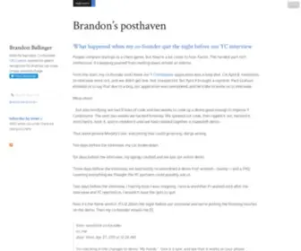 Brandonb.cc(Brandon's posthaven) Screenshot