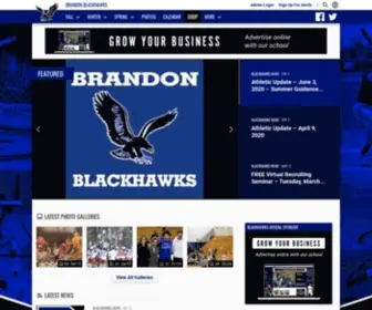 Brandonblackhawks.org(Team Home Brandon Blackhawks Sports) Screenshot