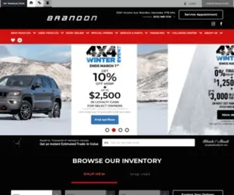 Brandonchrysler.ca(Brandon Chrysler Dodge Jeep Ram) Screenshot