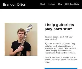 Brandondeon.com(Your Name) Screenshot