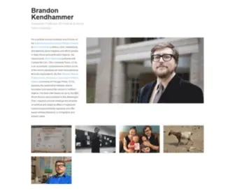 Brandonkendhammer.com(Assistant Professor Of Political Science) Screenshot