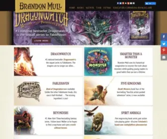 Brandonmull.com(New York Times Bestselling Author) Screenshot