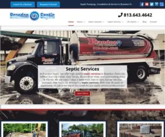 Brandonsepticservices.com(Brandon Septic) Screenshot