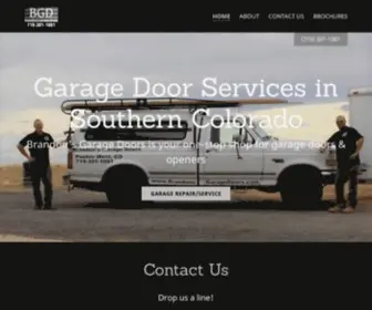 Brandonshomeservices.com(Brandon's Garage Doors) Screenshot