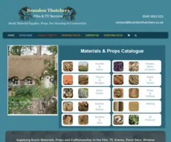 Brandonthatchers.co.uk(Natural materials Eshop) Screenshot