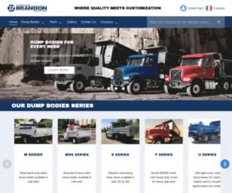 Brandontruck.com(Les Fabrications Brandon Manufacturing) Screenshot