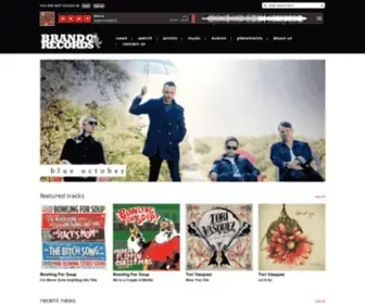Brandorecords.com(Brando Records) Screenshot