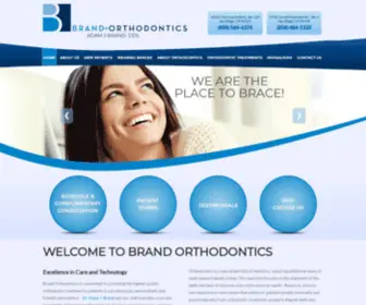 Brandorthodontics.com(Orthodontist San Diego CA) Screenshot