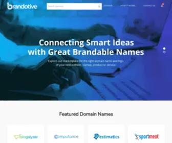 Brandotive.com(Creative Domain Names) Screenshot