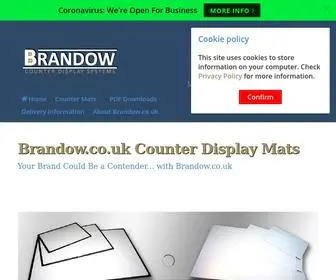 Brandow.co.uk(Brandow Counter Display Systems for Point of Sale Marketing) Screenshot