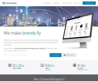 Brandpath.com(Brandpath // We make brands fly) Screenshot