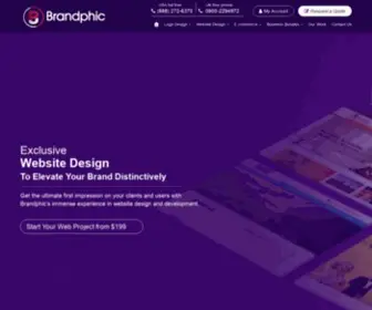 Brandphic.com(#1 Custom logo design & Website design agency) Screenshot