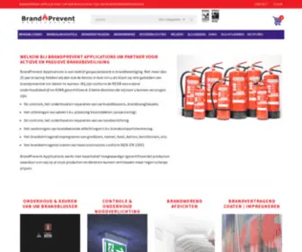 Brandprevent.nl(BrandPrevent de specialist in brandbeveiliging en brandpreventie) Screenshot