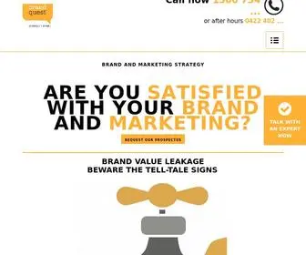 Brandquest.com.au(Strategic Branding & Marketing Strategy Consulting Agency Sydney) Screenshot