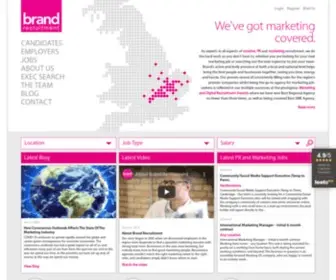 Brandrecruitment.co.uk(Marketing Jobs in the Central and Eastern Regions) Screenshot