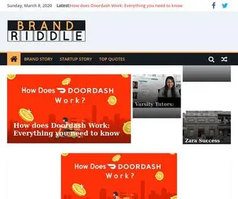 Brandriddle.com(Brand Riddle) Screenshot