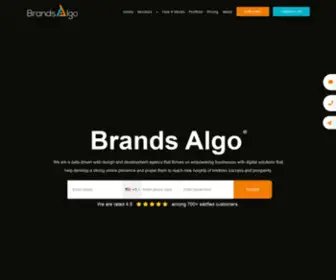 Brandsalgo.com(Professional web design services) Screenshot