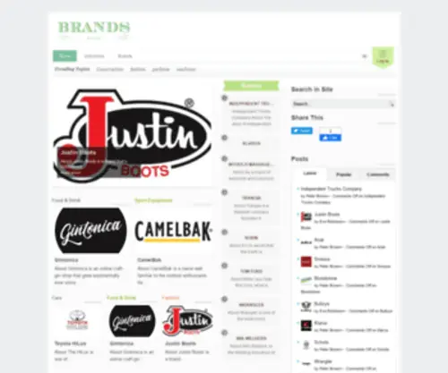 Brandsbook.com.au(Brands Book) Screenshot