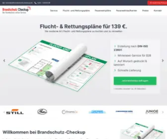 Brandschutz-Checkup.de(Flucht- und Rettungspläne vom Experten zum Festpreis von 139 €) Screenshot