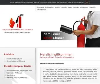 Brandschutz-Jena.de(Antiflamm GmbH) Screenshot