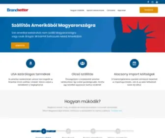 Brandsetter.hu(Vásárlás Amerikából) Screenshot