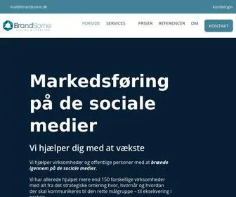 Brandsome.dk(Online marketing specialister) Screenshot