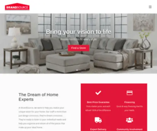 Brandsource.ca(BrandSource Canada) Screenshot