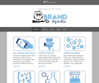 Brandspells.com(Brand Spells is a search engine optimization (SEO) and content creation advertising agency) Screenshot