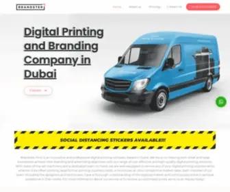 Brandsterprint.com(Digital Printing Company) Screenshot