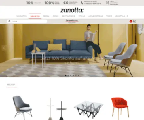 Brandstores-Zanotta.de(Versandkosten europaweit) Screenshot