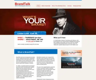 Brandtalkradio.com(Where Branding Gets Practical) Screenshot