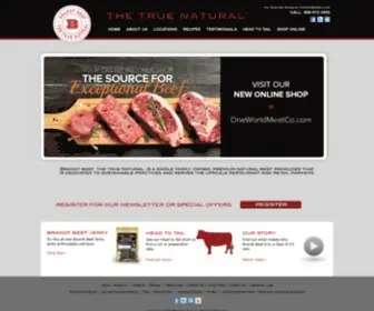 Brandtbeef.com(All-Natural Steaks online) Screenshot