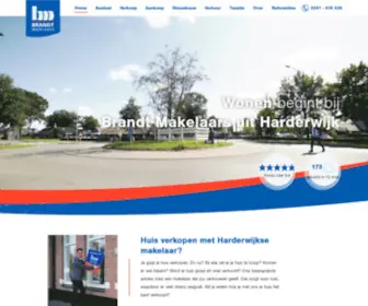 Brandtmakelaars.nl(Makelaar in Harderwijk) Screenshot