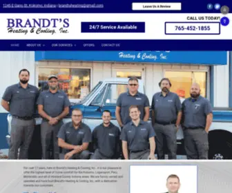 Brandtshc.com(HVAC Services) Screenshot